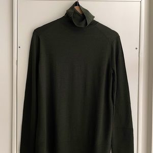 COS olive Turtleneck Sweater